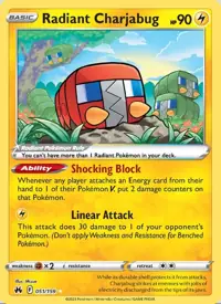 Radiant Charjabug 051/159 – Crown Zenith (CRZ), Pokémon card (English)
