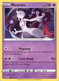 Mewtwo 059/159 – Crown Zenith (CRZ), Pokémon card (English)