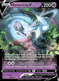 Hatterene V 065/159 – Crown Zenith (CRZ), Pokémon card (English)