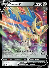 Zacian V 095/159 – Crown Zenith (CRZ), Pokémon card (English)