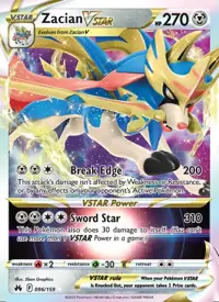 Zacian VSTAR 096/159 – Crown Zenith (CRZ), Pokémon card (English)