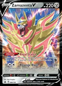 Zamazenta V 098/159 – Crown Zenith (CRZ), Pokémon card (English)