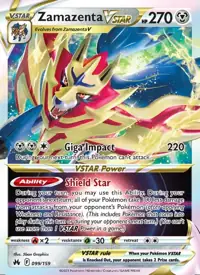 Zamazenta VSTAR 099/159 – Crown Zenith (CRZ), Pokémon card (English)