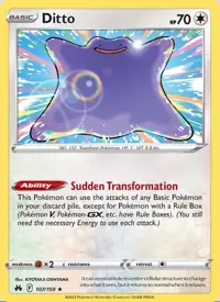 Ditto 107/159 – Crown Zenith (CRZ), Pokémon card (English)