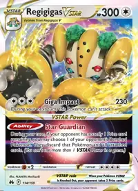 Regigigas VSTAR 114/159 – Crown Zenith (CRZ), Pokémon card (English)
