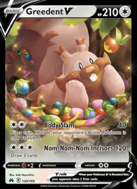 Greedent V 120/159 – Crown Zenith (CRZ), Pokémon card (English)